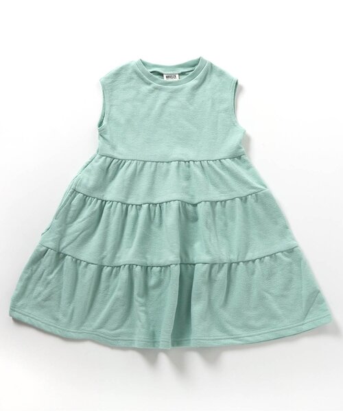 BREEZE（ブリーズ）の「【WEB限定】ティアードワンピース（ワンピース・キッズ・イエロー/ミント/レッド/ブラック・140/130/120/110/100/90/80）」の16枚目の写真