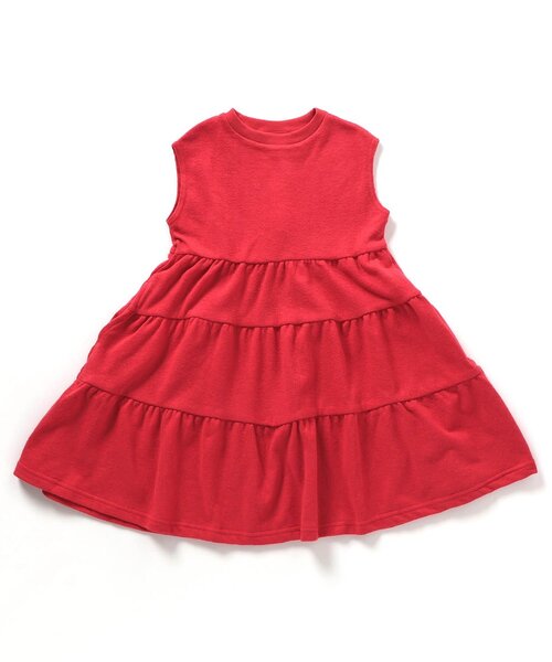 BREEZE（ブリーズ）の「【WEB限定】ティアードワンピース（ワンピース・キッズ・イエロー/ミント/レッド/ブラック・140/130/120/110/100/90/80）」の17枚目の写真