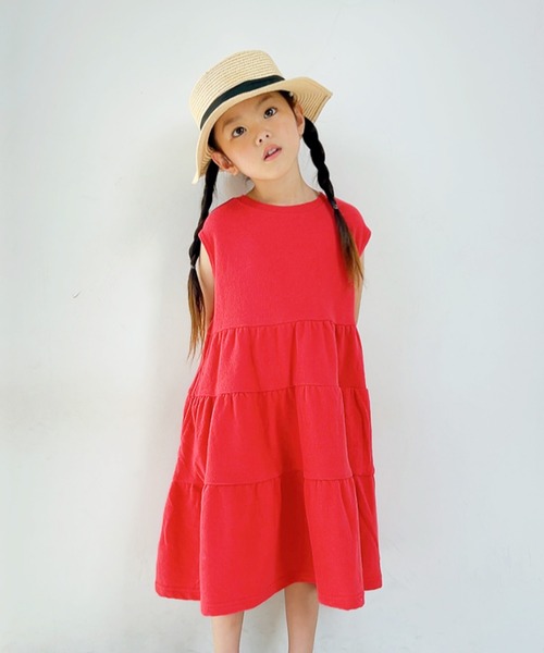 Breeze Cool ティアード ワンピース green label relaxing ワンピース 「size SHORTあり」Breeze