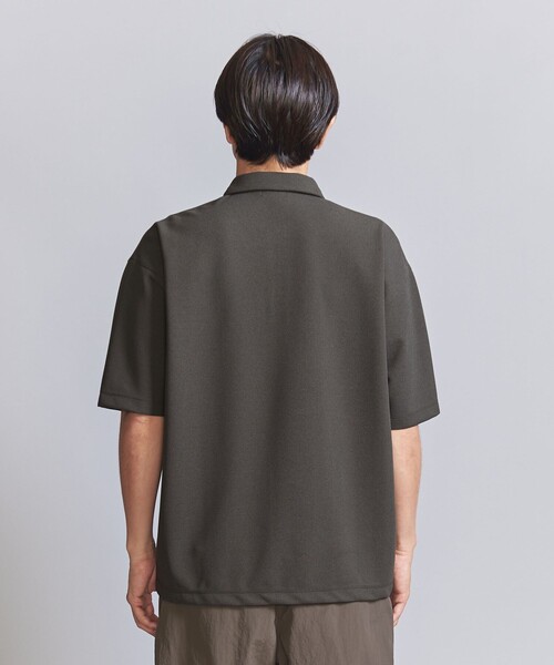 ☆美品☆ビューティアンドユースユナイテッドアローズクールペアスキンポロシャツL黒 BEAUTY&YOUTH UNITED ARROWS（ビューティーアンドユースユナイテッド