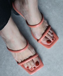 mirem（ミレム）の「Macaron teardrop heel sandals（サンダル）」