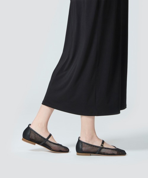 PELLICO BOLLE メリージェーン メッシュ パンプス BLACK PELLICO（ペリーコ）の「BOLLE メリージェーン メッシュ パンプス 1.0