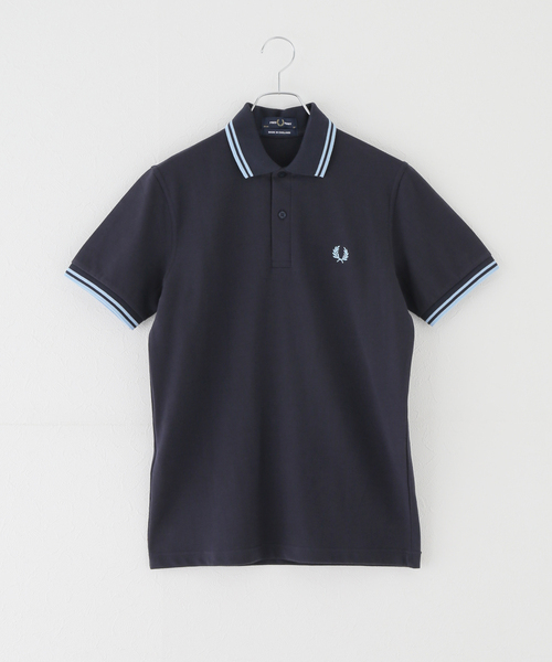 FRED PERRY（フレッドペリー）の「【FRED PERRY/フレッドペリー】TWIN TIPPED FRED PERRY SHIRT：カットソー（Tシャツ/カットソー・レディース・ブラック/ネイビー/ホワイト・MEDIUM/SMALL）」の14枚目の写真