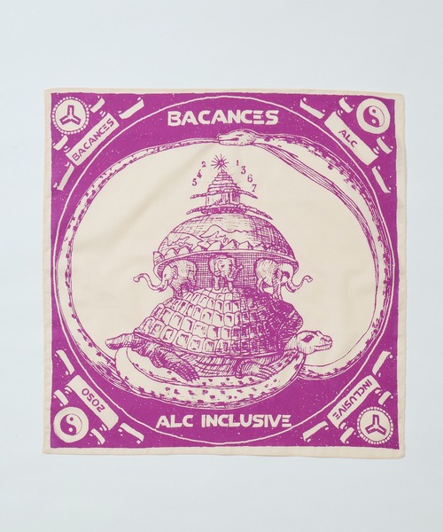 AlexanderLeeChang（アレキサンダーリーチャン）の「AlexanderLeeChang アレキサンダーリーチャン / BLC BANDANA [PTOLEMAIC] グラフィックプリントバンダナ / BC-052418（バンダナ/スカーフ・メンズ・ブルー/ピンク/ブラック・FREE）」の7枚目の写真