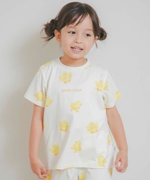 gelato pique（ジェラートピケ）の「【KIDS】ひよこ柄Tシャツ（ルームウェア/パジャマ・キッズ）」