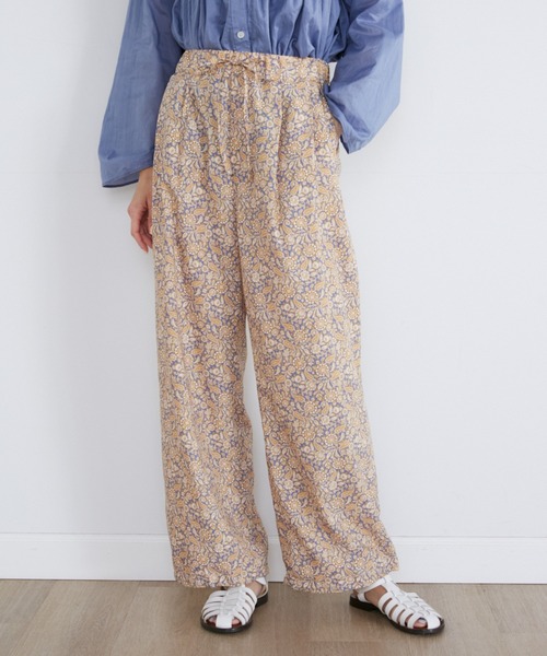 YVON(イヴォン)の「【リバティプリント】イージーパンツ(その他パンツ・レディース・イエロー・9号)」の9枚目の写真