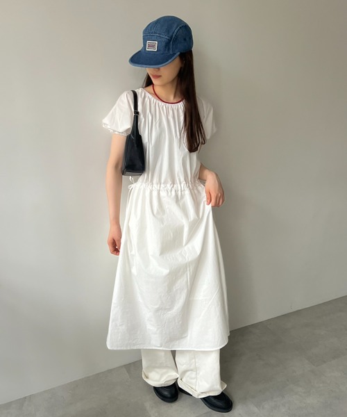 GIUNON（ジウノン）の「denim flat cap / デニムフラット