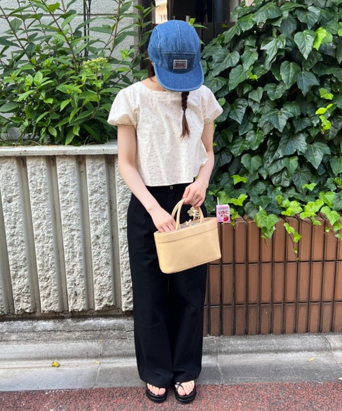 GIUNON(ジウノン)の「denim flat cap / デニムフラットキャップ(キャップ・レディース・ブルー・FREE)」の11枚目の写真