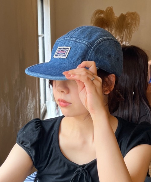 GIUNON（ジウノン）の「denim flat cap / デニムフラット