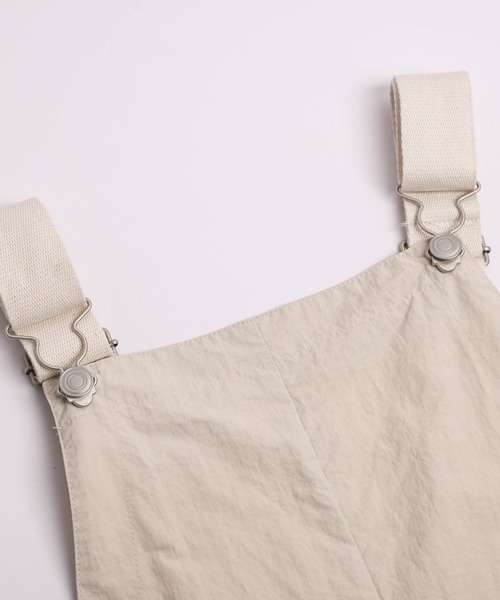 La-gemme（ラジェム）の「ワークサロペット（サロペット/オーバーオール・レディース・ベージュ/ブラック/カーキ・L/M）」の4枚目の写真