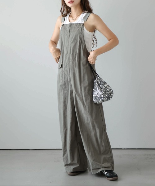 グレー サロペット レディース セール】ワークサロペット（サロペット/オーバーオール）｜La-gemme