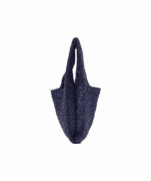 JOURNAL STANDARD(ジャーナルスタンダード)の「キラキラニットバッグ(トートバッグ・レディース・ネイビー/ブラウン/シルバー・FREE)」の17枚目の写真