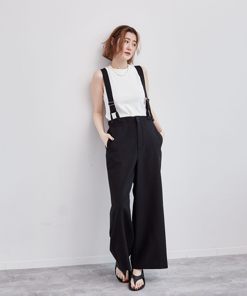 値下【OutdoorProducts】アメスリサスペンダーパンツSET ベージュ OUTDOOR PRODUCTS Usual Things｜追加3 アメスリ*サスペンダー