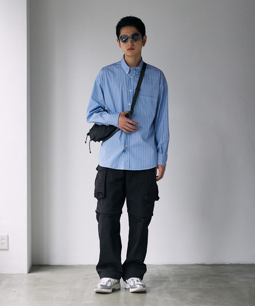 JOURNAL STANDARD(ジャーナルスタンダード)の「NULL TOKYO × JOURNAL STANDARD C/N コンバーチブルパンツ(カーゴパンツ・メンズ・ピンク/ベージュ/ブラック/カーキ・MEDIUM/LARGE/X-LARGE)」の5枚目の写真
