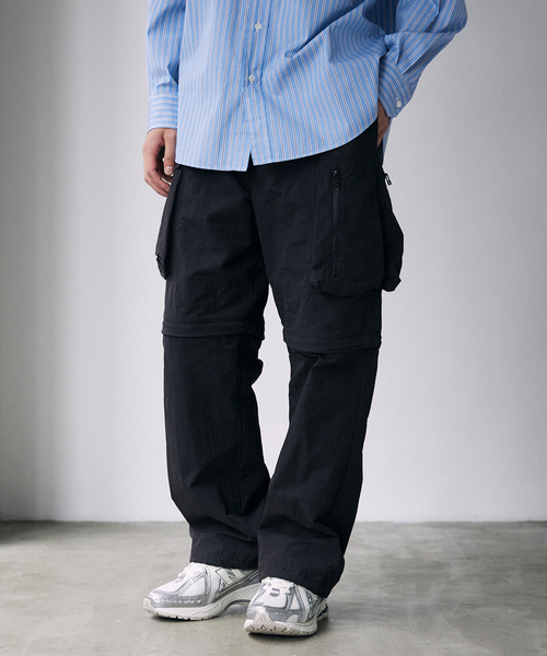 JOURNAL STANDARD(ジャーナルスタンダード)の「NULL TOKYO × JOURNAL STANDARD C/N コンバーチブルパンツ(カーゴパンツ・メンズ・ピンク/ベージュ/ブラック/カーキ・MEDIUM/LARGE/X-LARGE)」の9枚目の写真