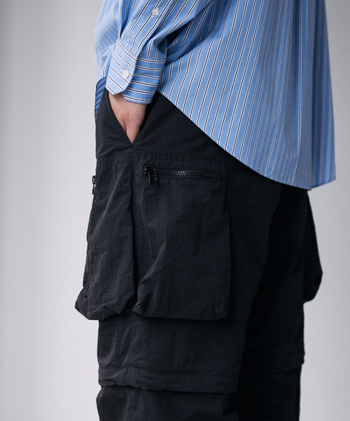JOURNAL STANDARD(ジャーナルスタンダード)の「NULL TOKYO × JOURNAL STANDARD C/N コンバーチブルパンツ(カーゴパンツ・メンズ・ピンク/ベージュ/ブラック/カーキ・MEDIUM/LARGE/X-LARGE)」の13枚目の写真