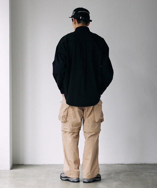 JOURNAL STANDARD(ジャーナルスタンダード)の「NULL TOKYO × JOURNAL STANDARD C/N コンバーチブルパンツ(カーゴパンツ・メンズ・ピンク/ベージュ/ブラック/カーキ・MEDIUM/LARGE/X-LARGE)」の22枚目の写真