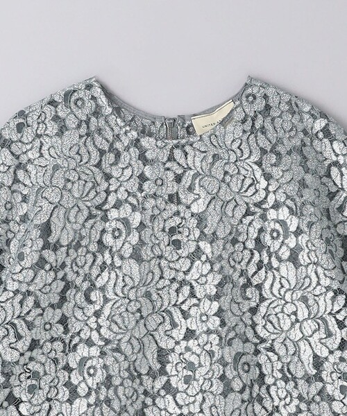 UNITED ARROWS（ユナイテッドアローズ）の「グリッターレース ブラウス（シャツ/ブラウス・レディース・シルバー・FREE）」の9枚目の写真