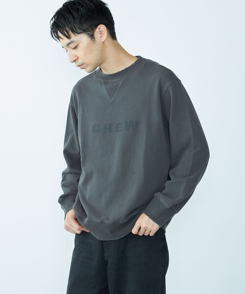 City Ambient Products（シティアンビエントプロダクツ）の「City Ambient Products: ダメージ グラフィック プリント スウェット（スウェット・メンズ・オフホワイト/クリーム/ロイヤルブルー/ダークグレー・SMALL/LARGE/MEDIUM）」の3枚目の写真