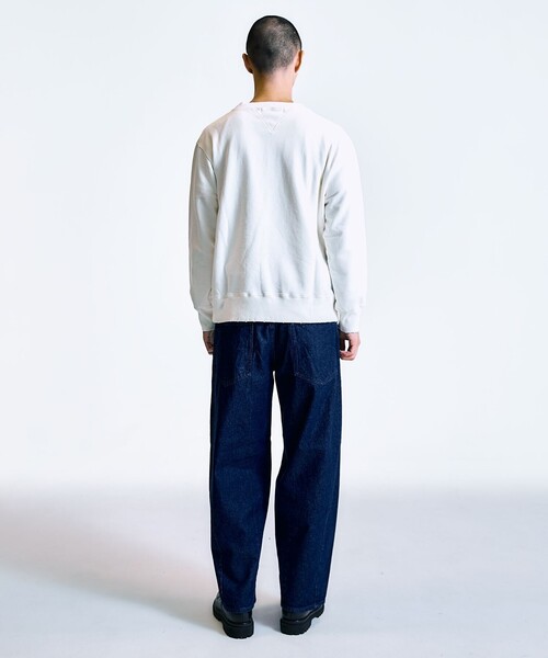 City Ambient Products（シティアンビエントプロダクツ）の「City Ambient Products: ダメージ グラフィック プリント スウェット（スウェット・メンズ・オフホワイト/クリーム/ロイヤルブルー/ダークグレー・SMALL/LARGE/MEDIUM）」の18枚目の写真