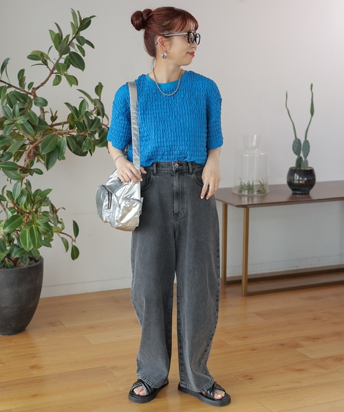 LEPSIM（レプシィム）の「Basicウェリントンサングラス　121691（サングラス・レディース・ブラック・ONE SIZE）」の15枚目の写真