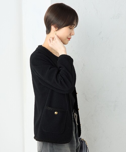 NOLLEY'S sophi - 【美品】NOLLEY’S sophi パイピングカーデジャケット NOLLEY'S Sophi（ノーリーズソフィ）の「パイピングカーデ