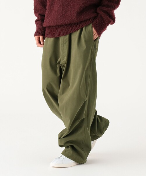 BEAMS(ビームス)の「ブラッシュ オーバーパンツ(カーゴパンツ・メンズ・ブラック/オリーブ・S/M/L/XL)」の14枚目の写真