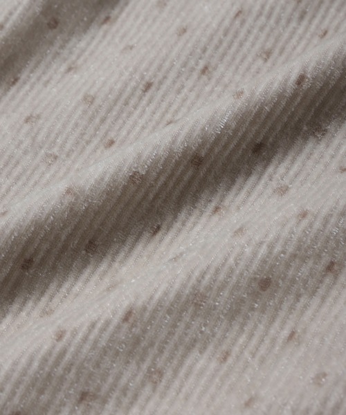 【セール】ストライプベロア前後2WAYブラウス（シャツ/ブラウス）｜nano･universe（ナノユニバース）