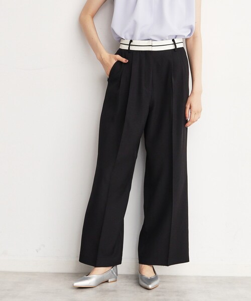THE SHOP TK (ザ ショップ ティーケー )の「◆マーベルトライクスラックスパンツ(その他パンツ・レディース・ブラック/チャコールグレー・12/13)」の2枚目の写真
