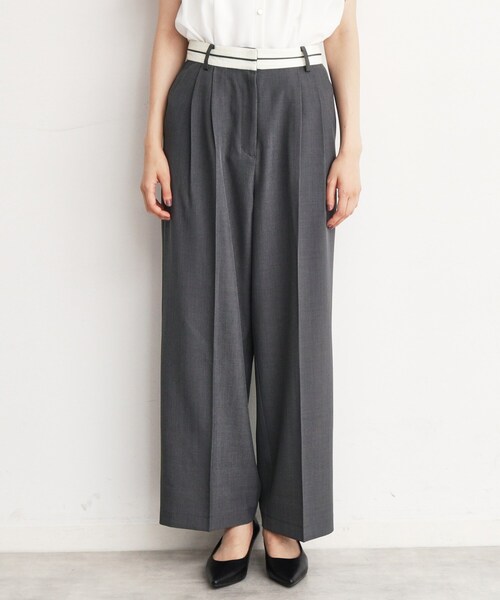 THE SHOP TK (ザ ショップ ティーケー )の「◆マーベルトライクスラックスパンツ(その他パンツ・レディース・ブラック/チャコールグレー・12/13)」の16枚目の写真