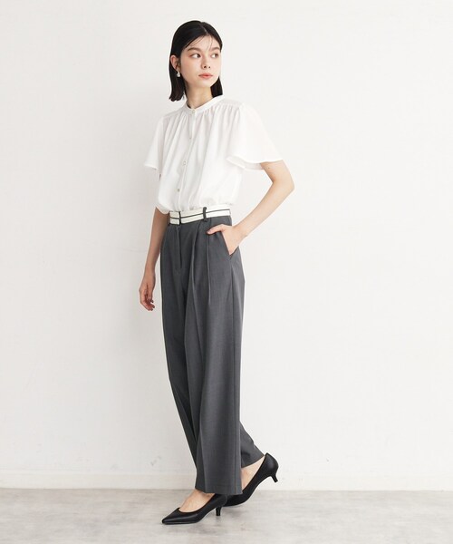 THE SHOP TK (ザ ショップ ティーケー )の「◆マーベルトライクスラックスパンツ(その他パンツ・レディース・ブラック/チャコールグレー・12/13)」の5枚目の写真