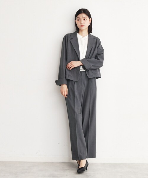 THE SHOP TK (ザ ショップ ティーケー )の「◆マーベルトライクスラックスパンツ(その他パンツ・レディース・ブラック/チャコールグレー・12/13)」の4枚目の写真