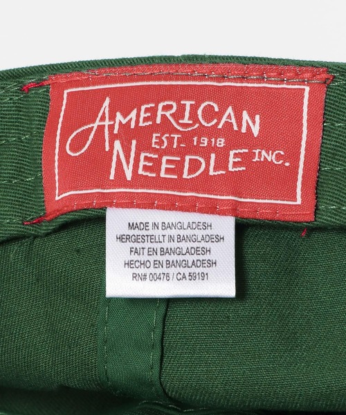 AMERICAN NEEDLE（アメリカンニードル）の「AMERICAN NEEDLE　SMU674A-PICK（キャップ・メンズ・グリーン・ONE）」の2枚目の写真