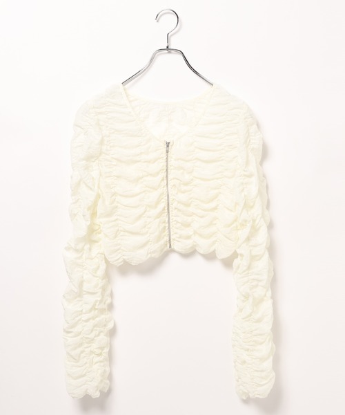 pageboy シャーリングzipブラウス ページボーイ 楽天市場】【SALE／54%OFF】シャーリングZIPブラウス PAGEBOY