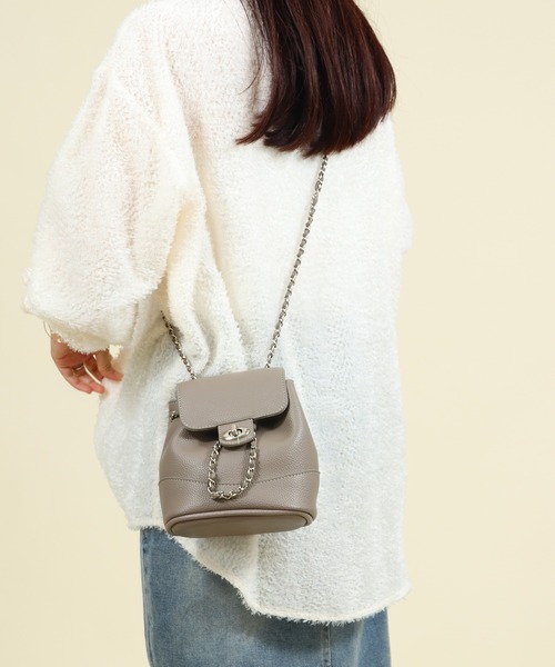 relac（レーラック）の「2WAY チェーンショルダーバッグ（ショルダー