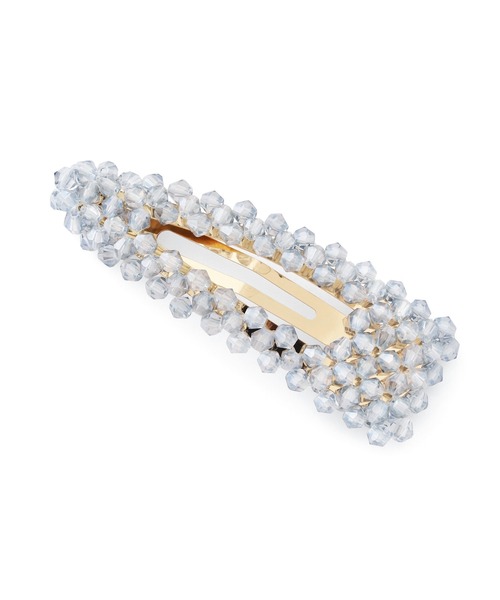 ANEMONE（アネモネ）の「カラービーズぱっちんピン（ヘアピン・レディース・ブラウン/グリーン/ブルー/クリア/レッド/ブラック/クリアブルー/エメラルド/グレー・FREE）」の8枚目の写真