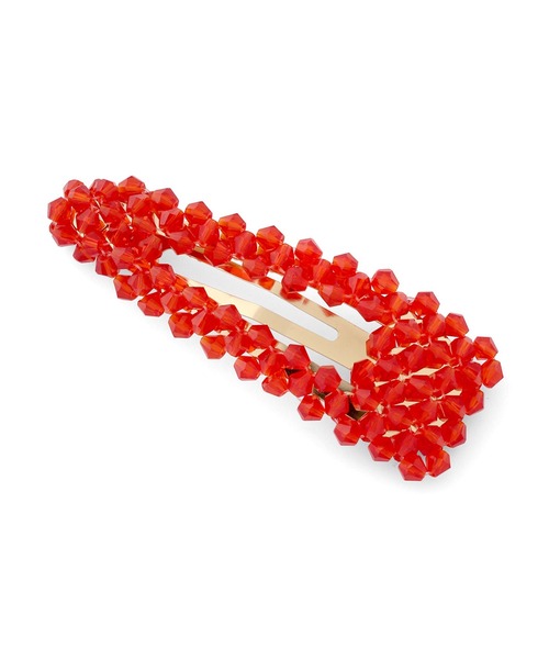 ANEMONE（アネモネ）の「カラービーズぱっちんピン（ヘアピン・レディース・ブラウン/グリーン/ブルー/クリア/レッド/ブラック/クリアブルー/エメラルド/グレー・FREE）」の17枚目の写真