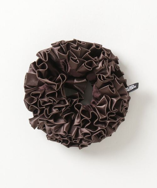 Ray BEAMS(レイビームス)の「GOOD SQUISH / BADLAND(シュシュ・レディース・ホワイト/サックスブルー/ダークブラウン・ONE SIZE)」の2枚目の写真