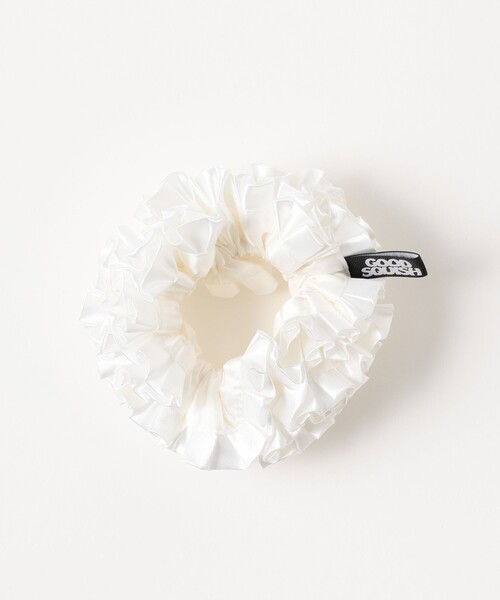 Ray BEAMS(レイビームス)の「G/SQUISH_BADLAND(シュシュ・レディース・ホワイト/サックスブルー/ダークブラウン・ONE SIZE)」の8枚目の写真