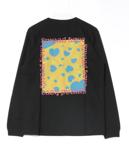 NO WAY(ノーウェイ)の「/Spread Love/オリジナルプリント L/S T(Tシャツ/カットソー・レディース・ブラック/ホワイト・LARGE/MEDIUM/SMALL)」の3枚目の写真