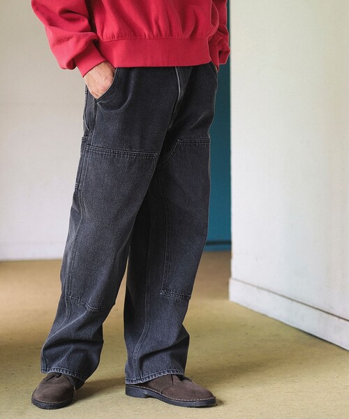 B:MING by BEAMS（ビーミングバイビームス）の「ambiance / Double Knee Pants（その他パンツ・メンズ・ブラック/ブラウン・SMALL/MEDIUM/LARGE/X-LARGE）」の6枚目の写真
