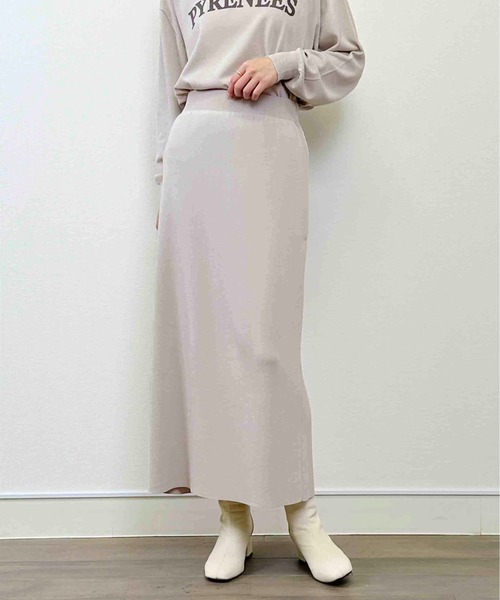 【セール】【セットアップ可能】ニットタイトスカート（スカート）｜PICCIN（ピッチン）