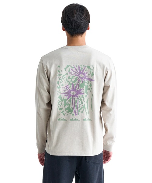 Quiksilver(クイックシルバー)の「CRAZY DAISY LT/クイックシルバーバックプリント長袖ロンT(Tシャツ/カットソー・メンズ・ネイビー/ブラック/ホワイト/ベージュ・LARGE/SMALL/MEDIUM/X-LARGE)」の3枚目の写真