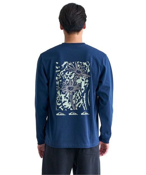 Quiksilver(クイックシルバー)の「CRAZY DAISY LT/クイックシルバーバックプリント長袖ロンT(Tシャツ/カットソー・メンズ・ネイビー/ブラック/ホワイト/ベージュ・LARGE/SMALL/MEDIUM/X-LARGE)」の4枚目の写真