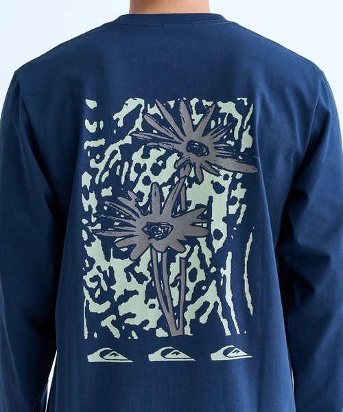 Quiksilver(クイックシルバー)の「CRAZY DAISY LT/クイックシルバーバックプリント長袖ロンT(Tシャツ/カットソー・メンズ・ネイビー/ブラック/ホワイト/ベージュ・LARGE/SMALL/MEDIUM/X-LARGE)」の9枚目の写真