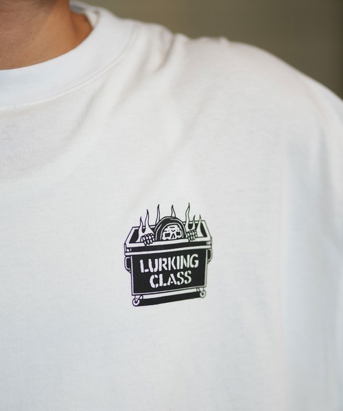 LURKING CLASS（ラーキングクラス）の「【ムラサキスポーツ限定】LURKING CLASS/ラーキングクラス ロンT/長袖Tシャツ バックプリント DUMPSTAR L/S TEE ST24HTM01（Tシャツ/カットソー・メンズ・ホワイト/ブラック・L/M/XL）」の10枚目の写真