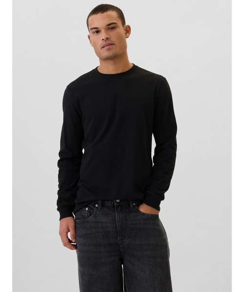 GAP（ギャップ）の「エブリディ ソフトクルーネックTシャツ 長袖