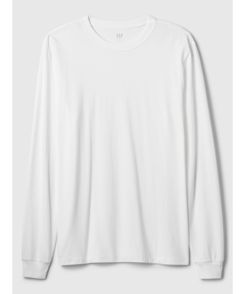 GAP（ギャップ）の「エブリディ ソフトクルーネックTシャツ 長袖（Tシャツ/カットソー・メンズ・ブラウン/ホワイト/ネイビー/ベージュ/ブラック・XS/S/M/L/XL）」の16枚目の写真