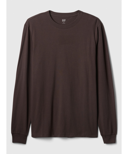GAP（ギャップ）の「エブリディ ソフトクルーネックTシャツ 長袖（Tシャツ/カットソー・メンズ・ブラウン/ホワイト/ネイビー/ベージュ/ブラック・XS/S/M/L/XL）」の17枚目の写真