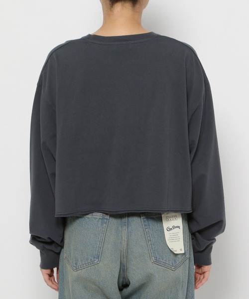 LOWRYS FARM（ローリーズファーム）の「リメイクショートＴＬＳ 146672（Tシャツ/カットソー・レディース・ホワイト/チャコールグレー/イエロー・FREE）」の17枚目の写真